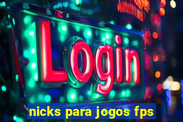 nicks para jogos fps